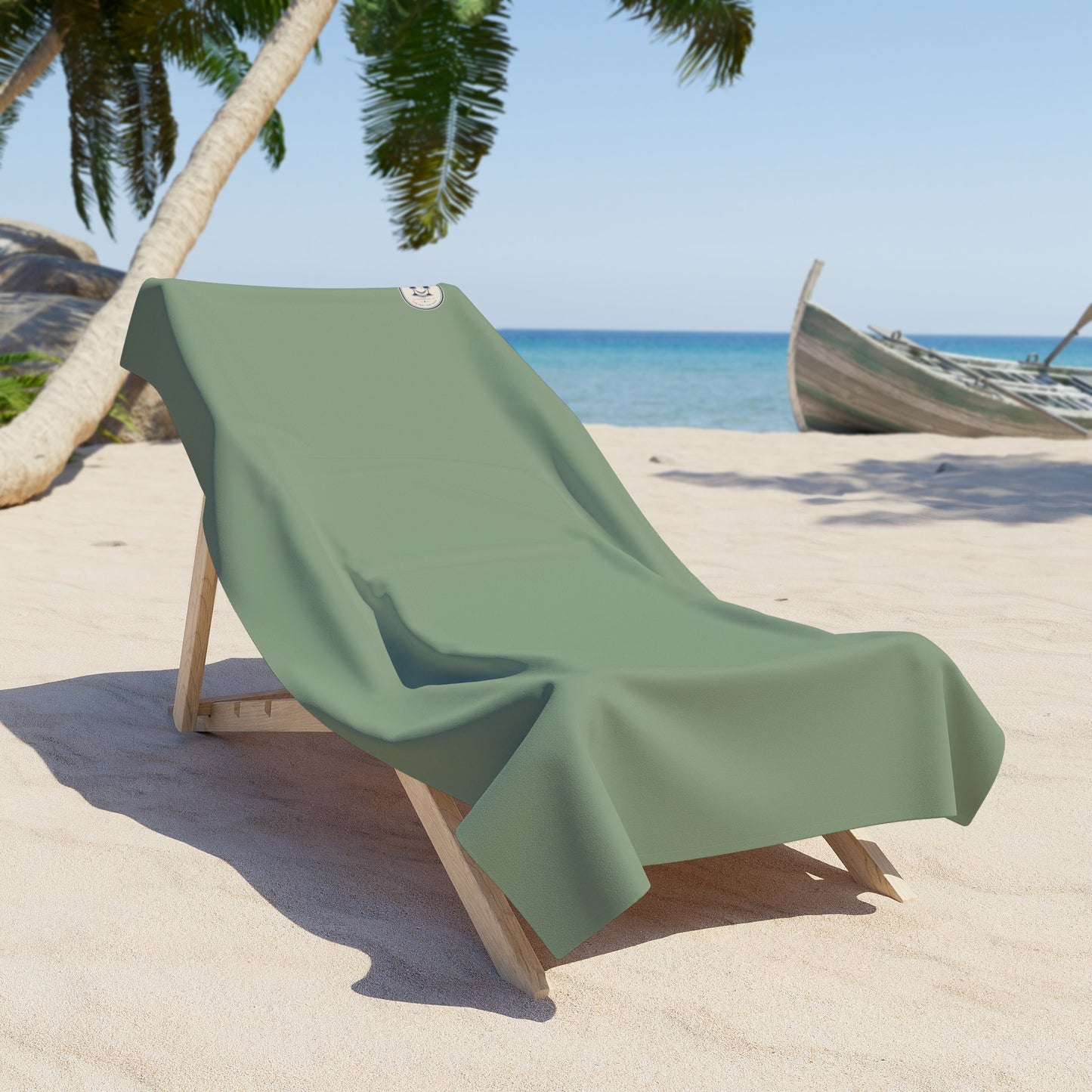 Sage Coastal Beach Towel
