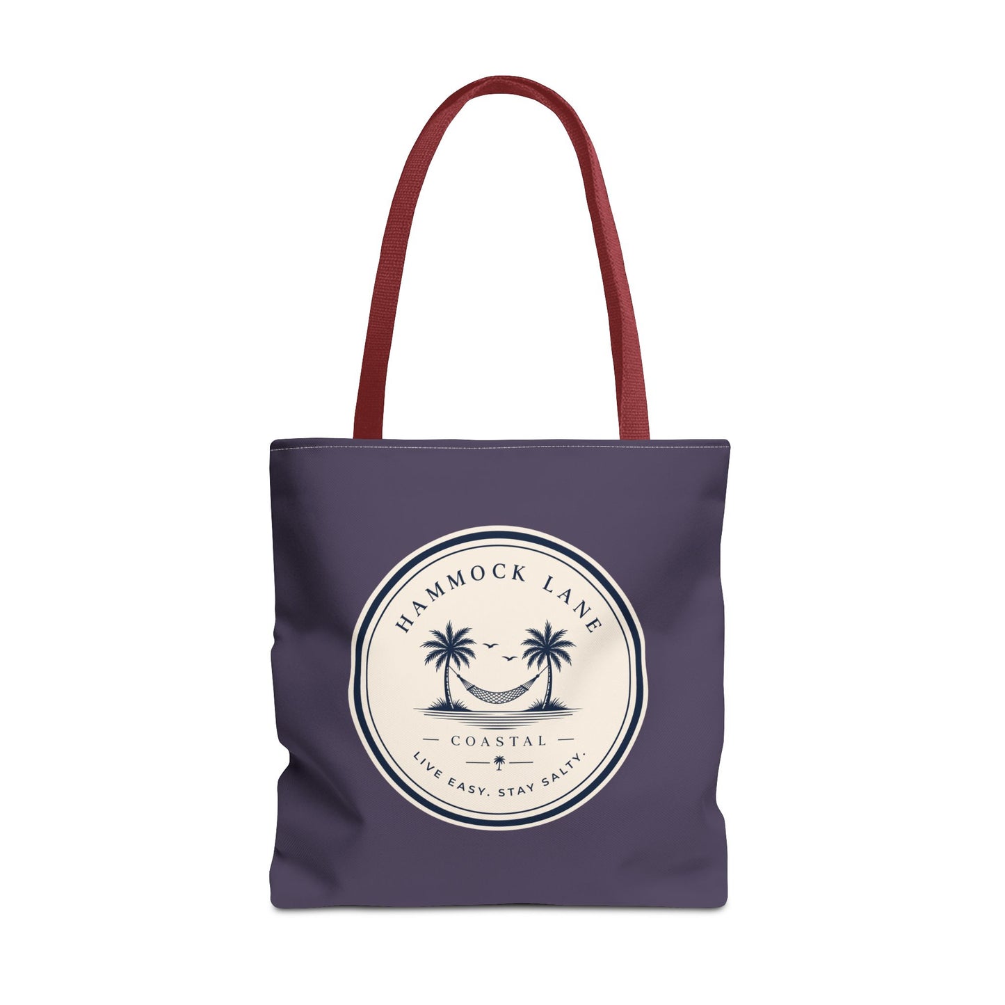 Purple Palm Smile Tote