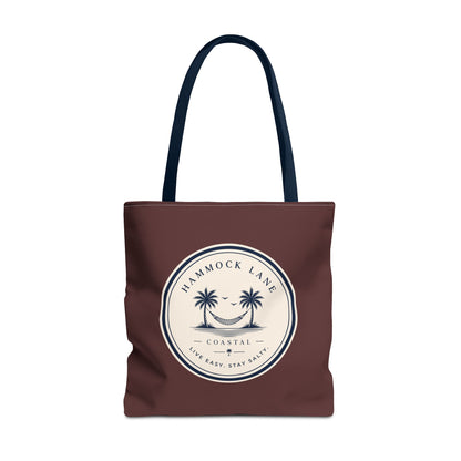 Palm Patch Brown Tote