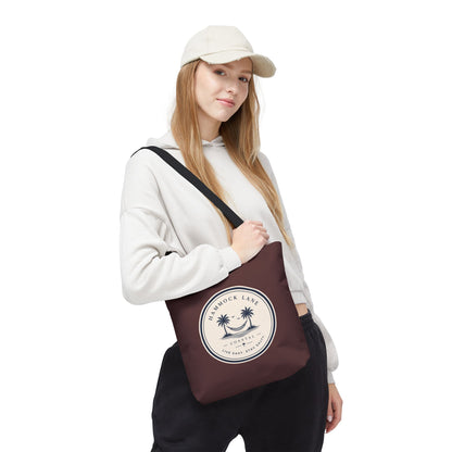 Palm Patch Brown Tote