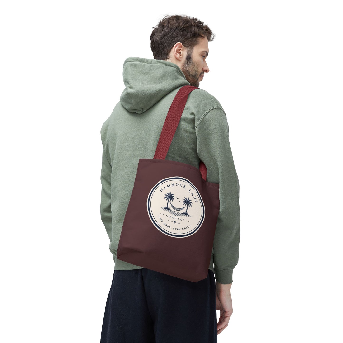 Palm Patch Brown Tote