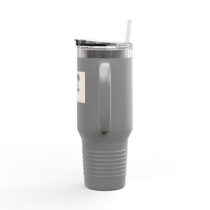 Tropical Palm Travel Tumbler