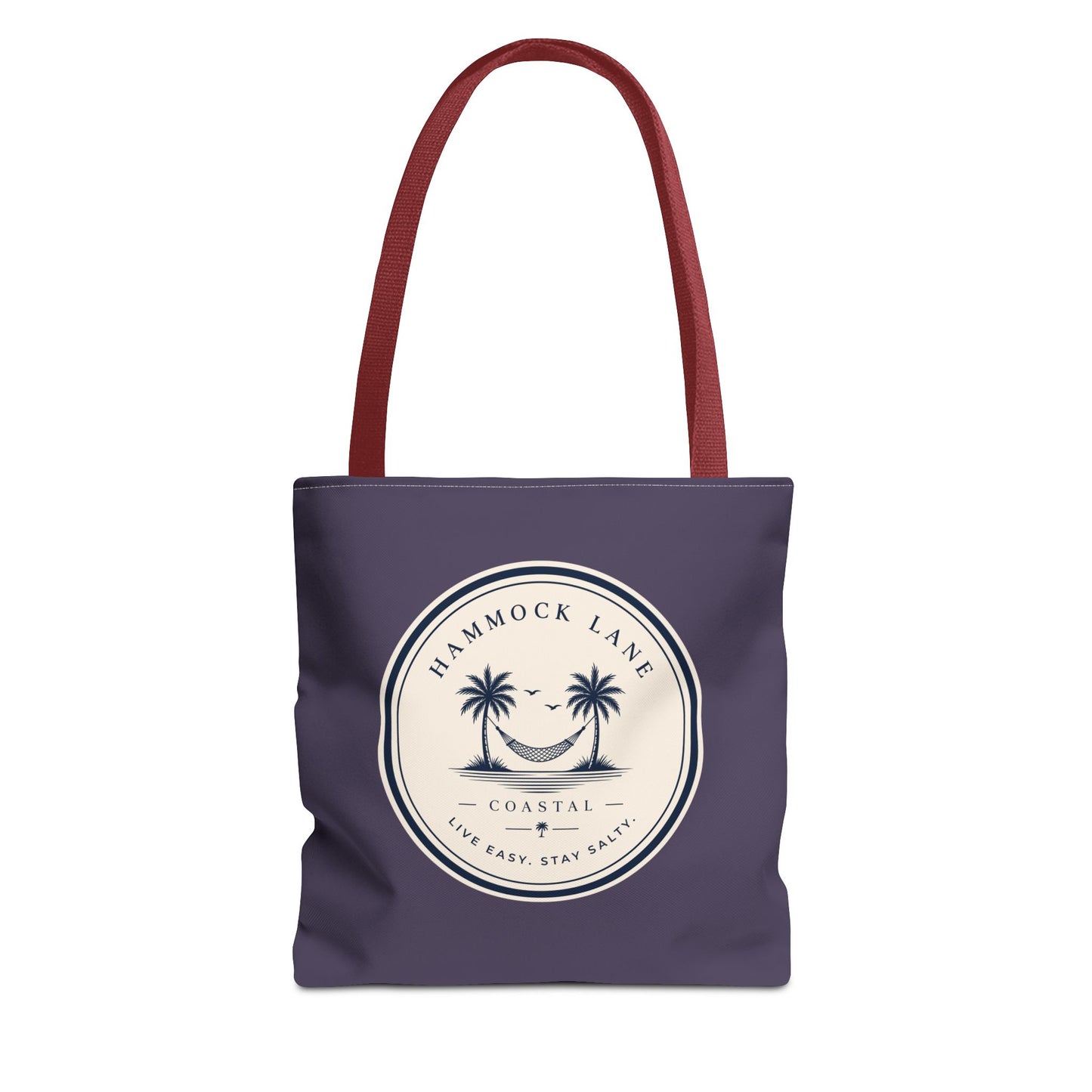Purple Palm Smile Tote