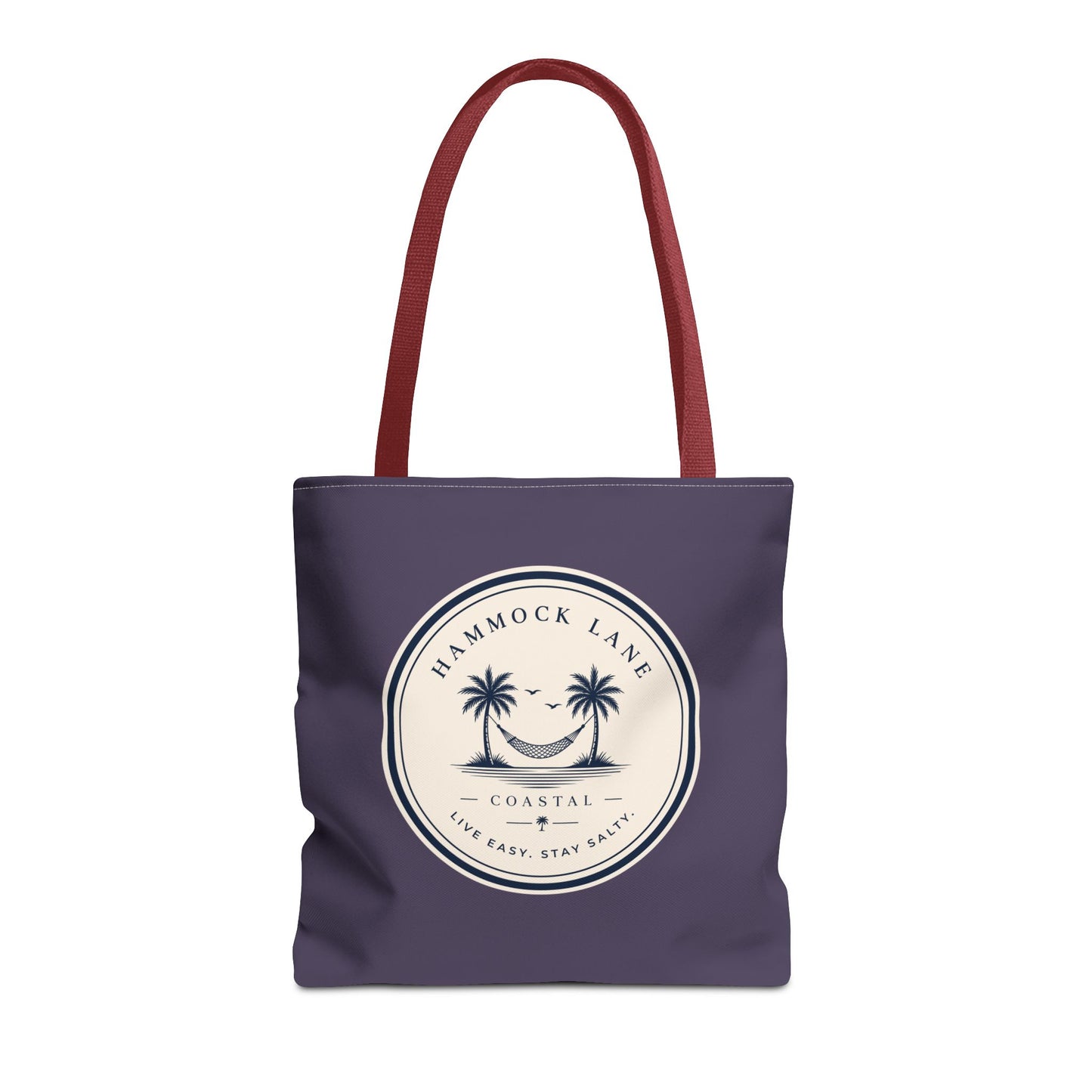 Purple Palm Smile Tote