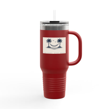 Tropical Palm Travel Tumbler