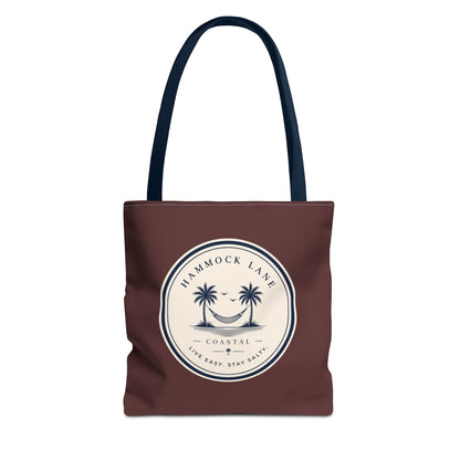 Palm Patch Brown Tote