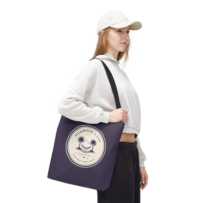 Purple Palm Smile Tote