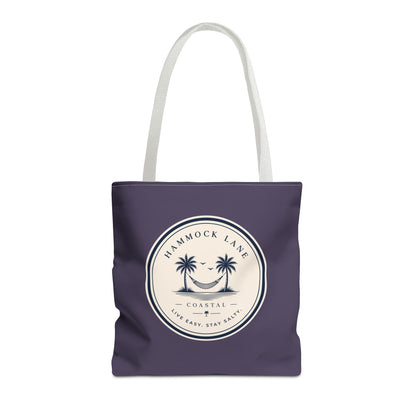 Purple Palm Smile Tote