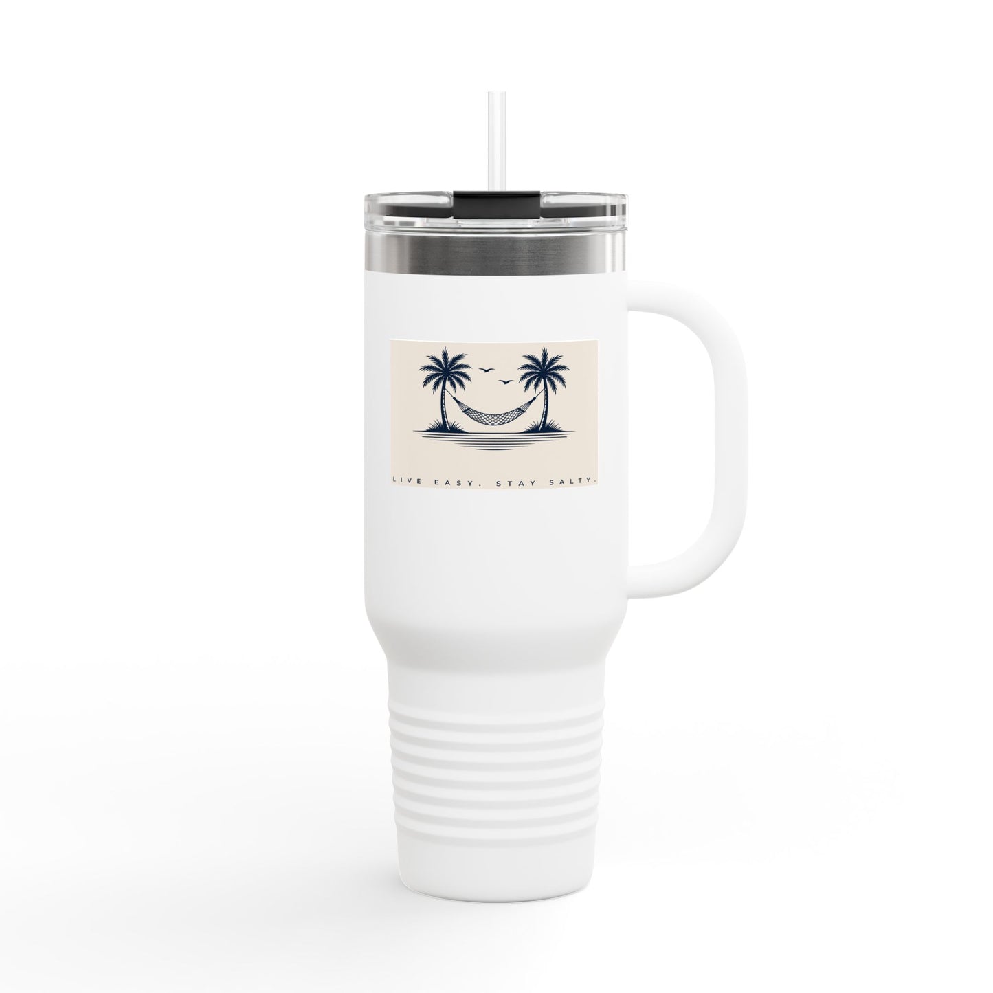 Tropical Palm Travel Tumbler