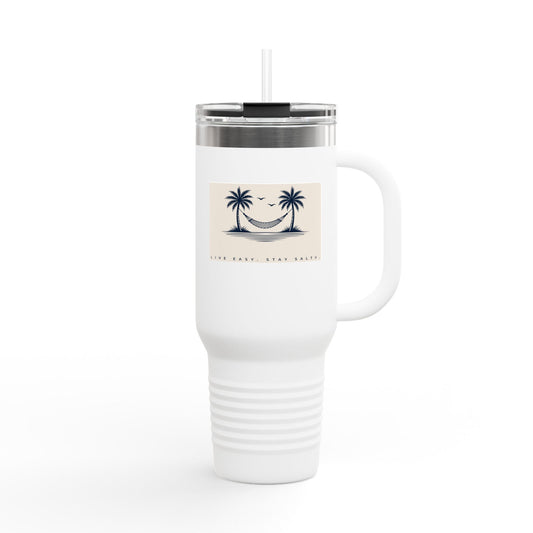Tropical Palm Travel Tumbler