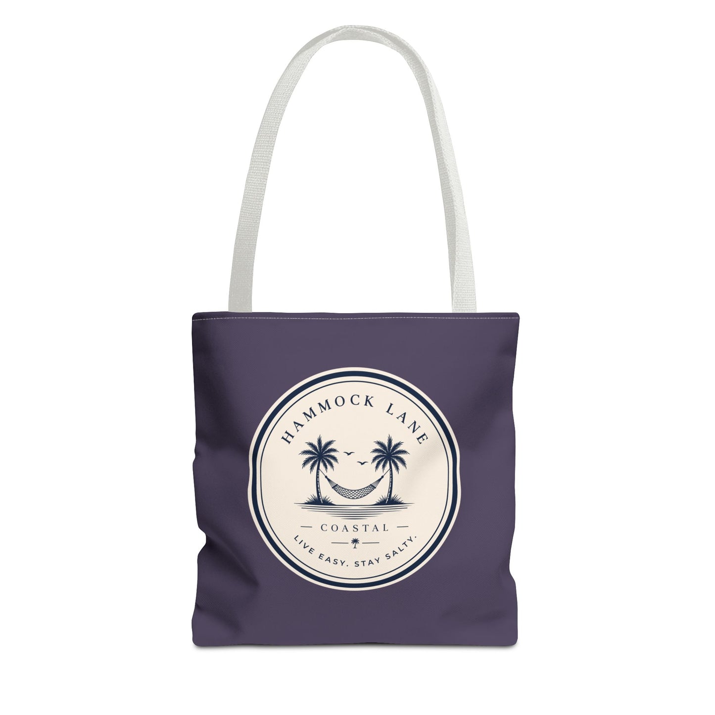 Purple Palm Smile Tote
