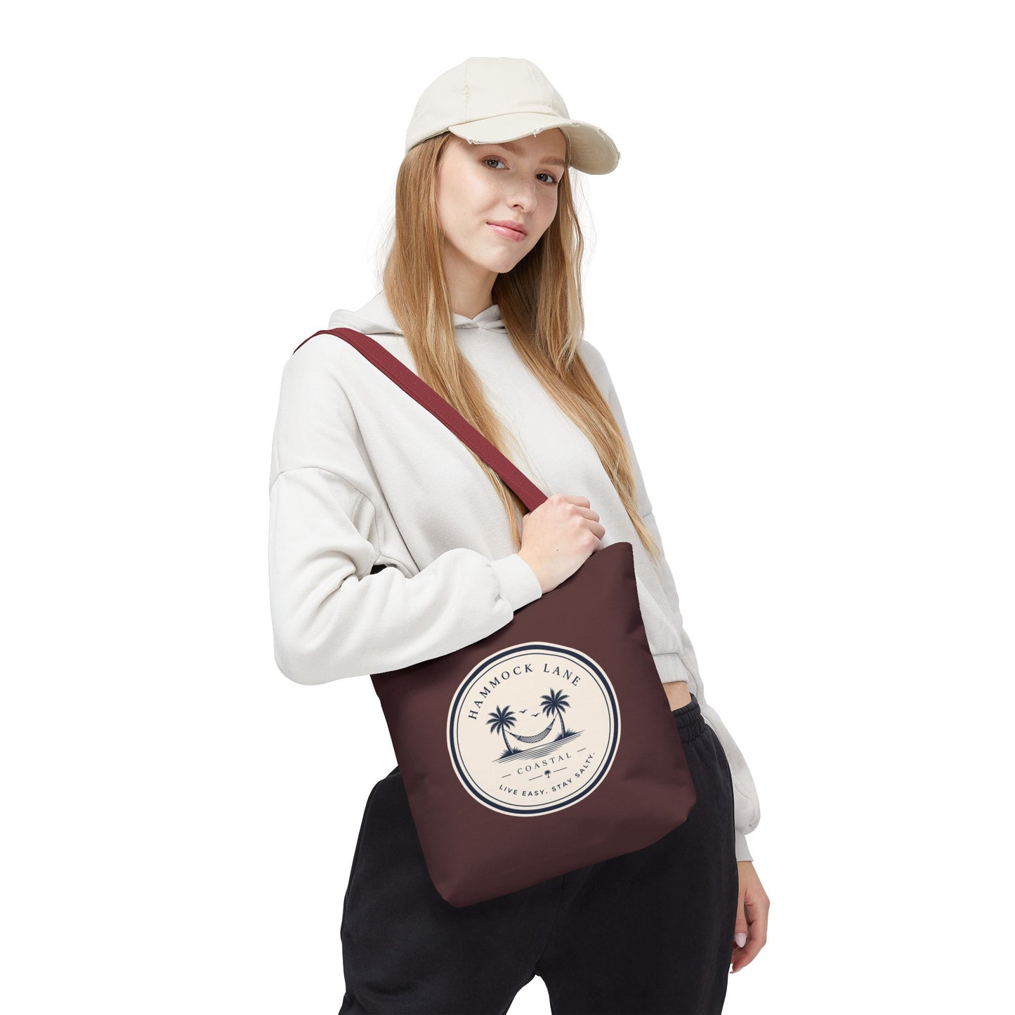 Palm Patch Brown Tote