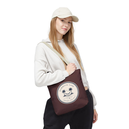 Palm Patch Brown Tote