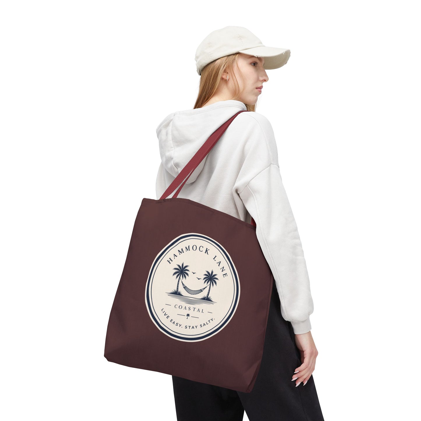 Palm Patch Brown Tote