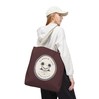 Palm Patch Brown Tote