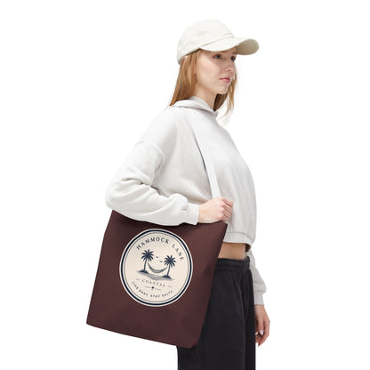 Palm Patch Brown Tote