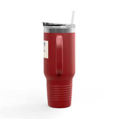 Tropical Palm Travel Tumbler