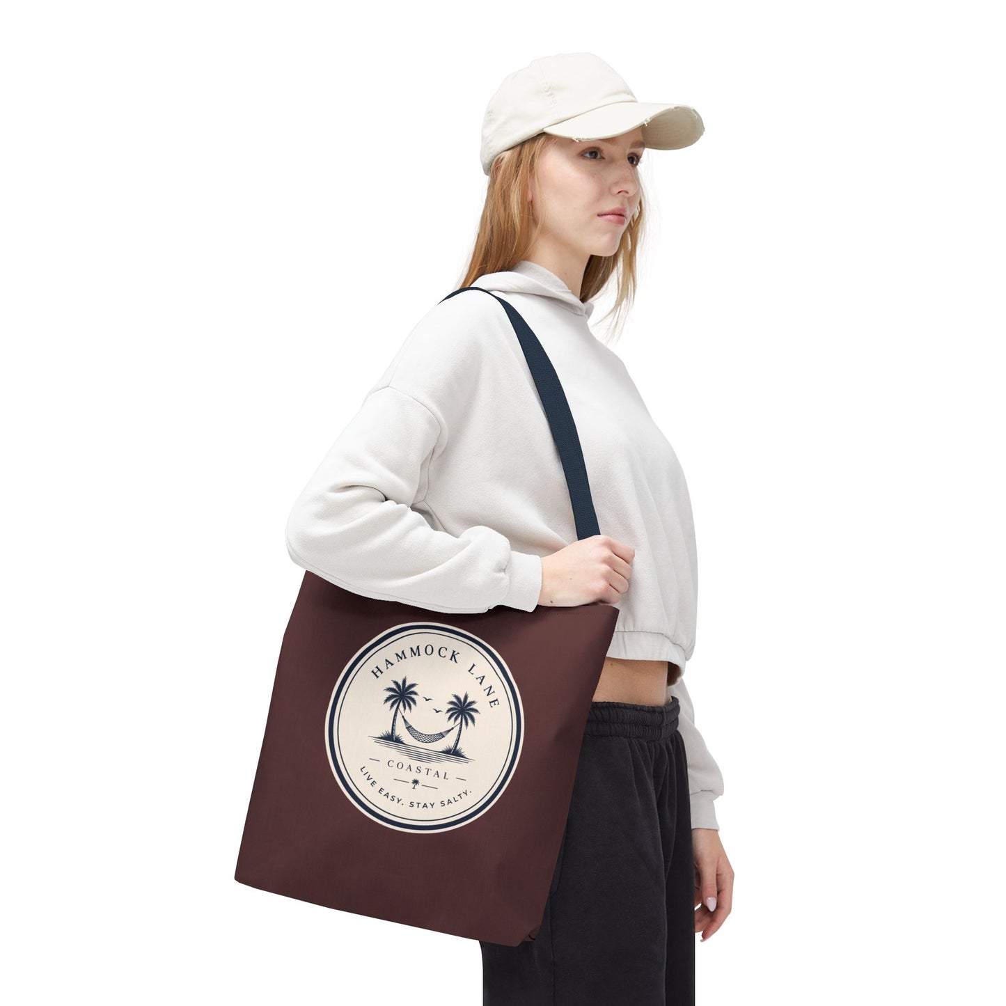 Palm Patch Brown Tote