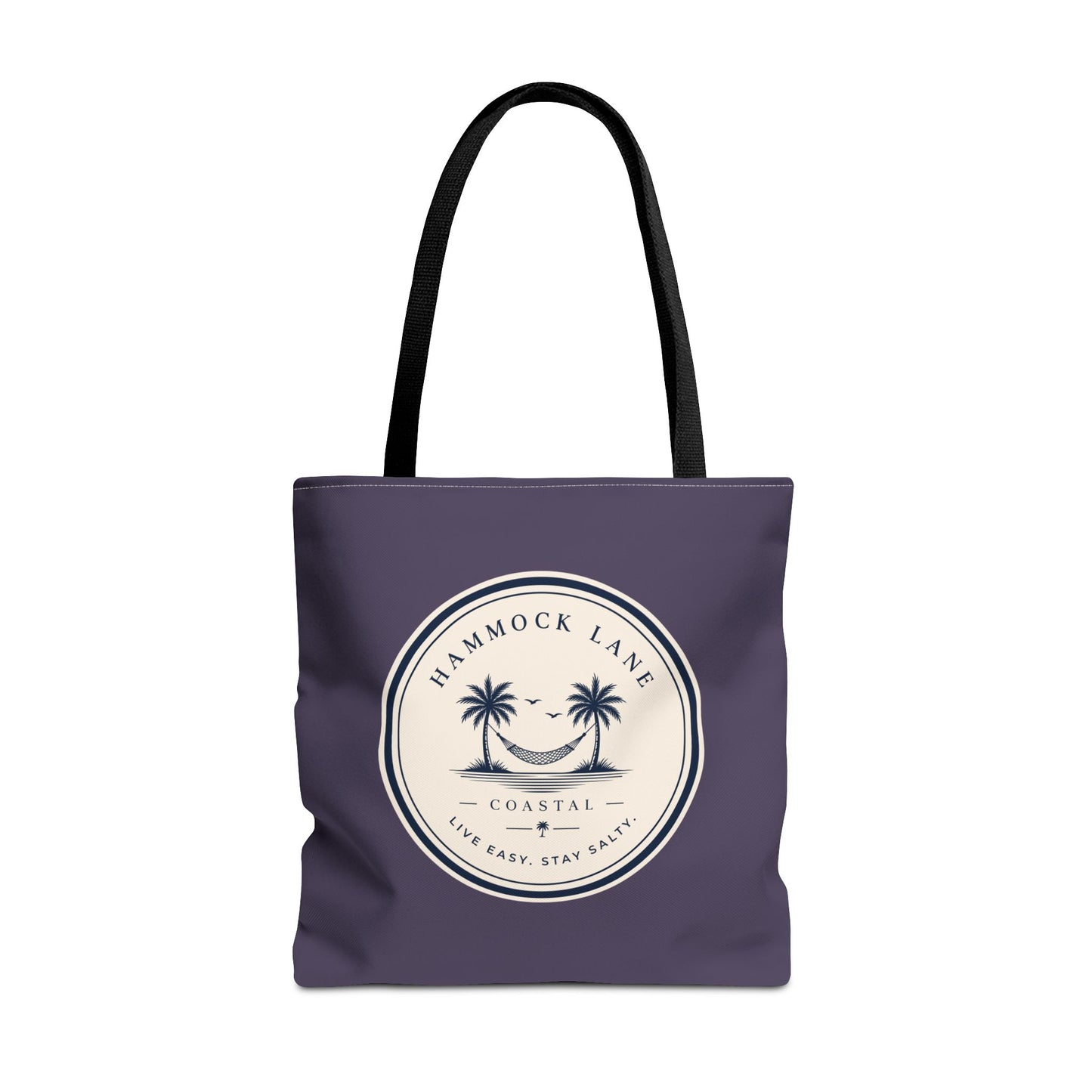 Purple Palm Smile Tote