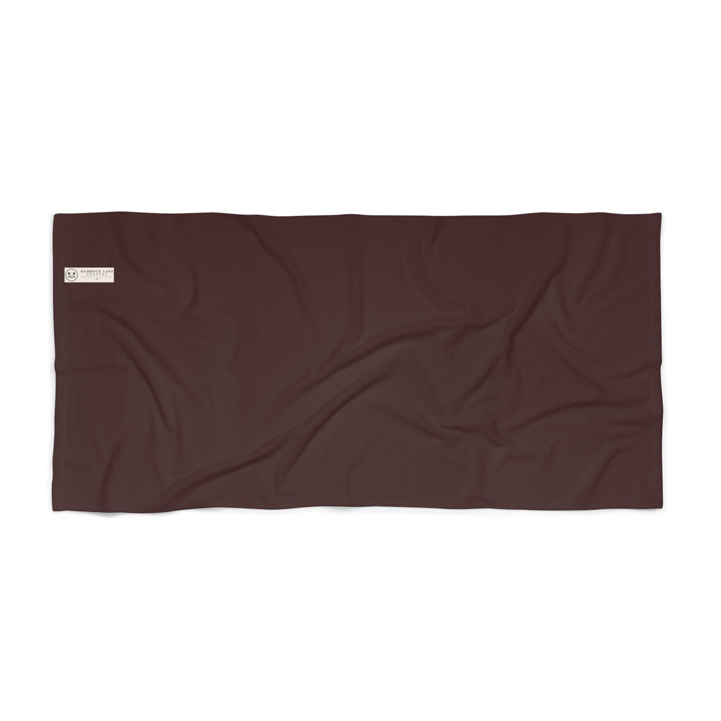 Chocolate Coastal Beach Towel