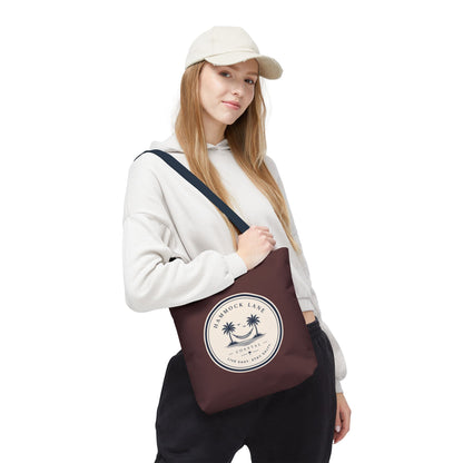 Palm Patch Brown Tote