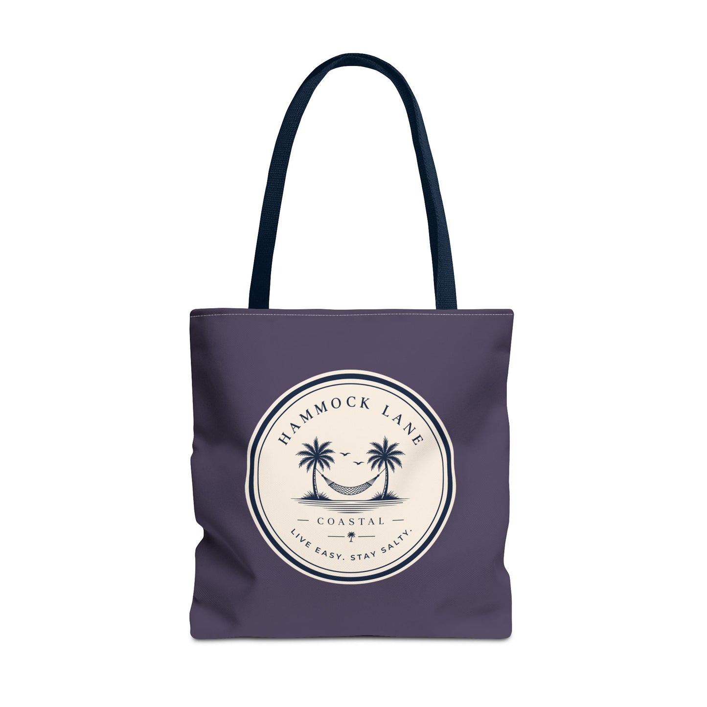 Purple Palm Smile Tote