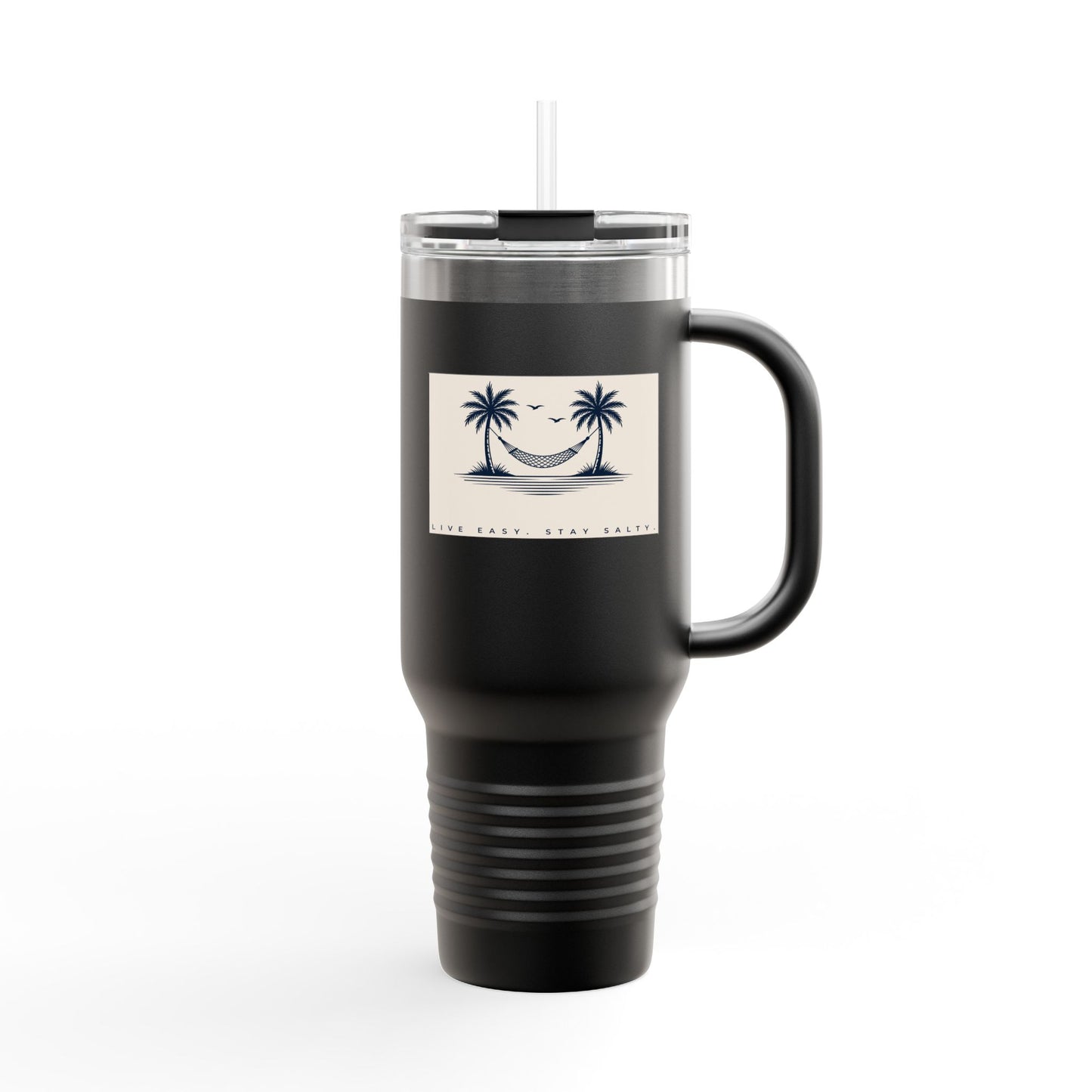 Tropical Palm Travel Tumbler