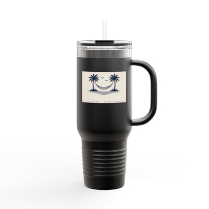 Tropical Palm Travel Tumbler