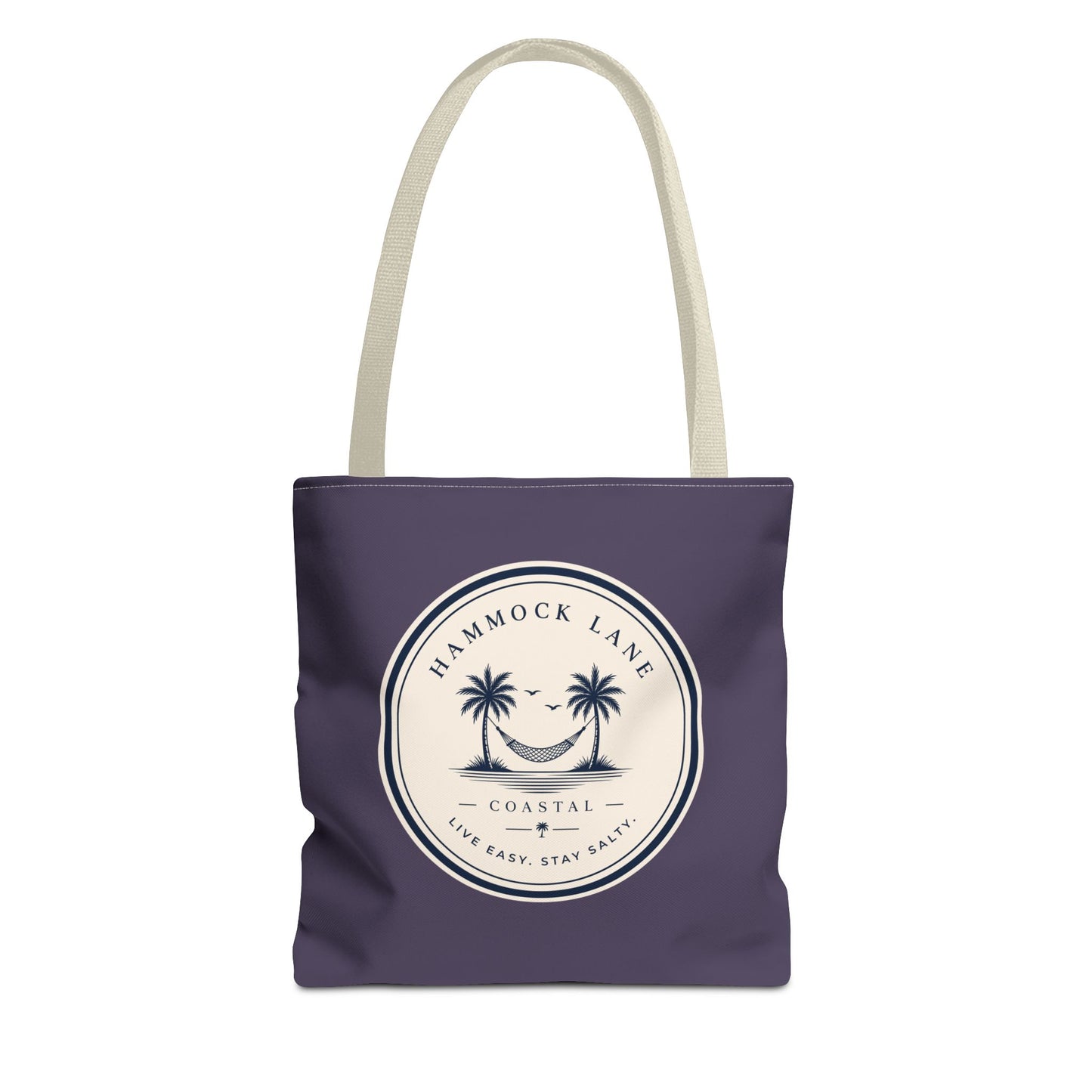 Purple Palm Smile Tote