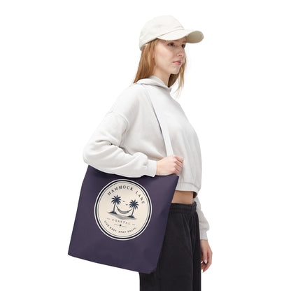 Purple Palm Smile Tote